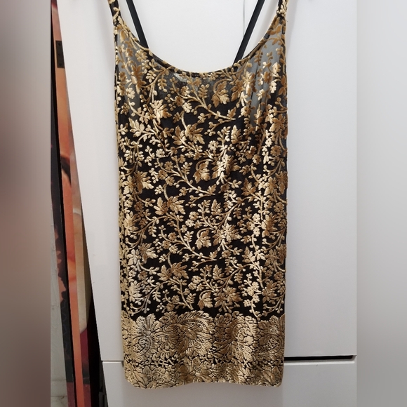 Plus Size Velvet Burnout Nightie - Picture 1 of 1